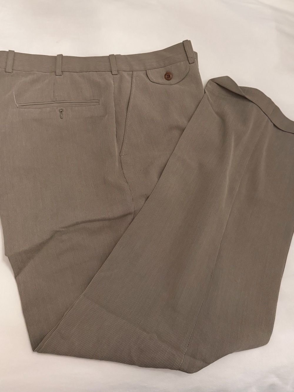 Orvis Men's Dress Pants in Taupe Brown